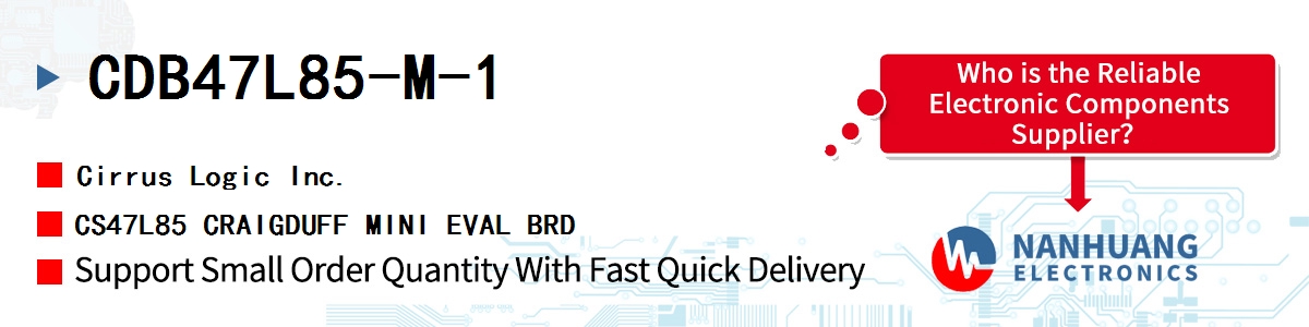 CDB47L85-M-1 Cirrus Logic CS47L85 CRAIGDUFF MINI EVAL BRD