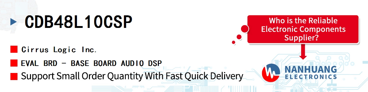 CDB48L10CSP Cirrus Logic EVAL BRD - BASE BOARD AUDIO DSP