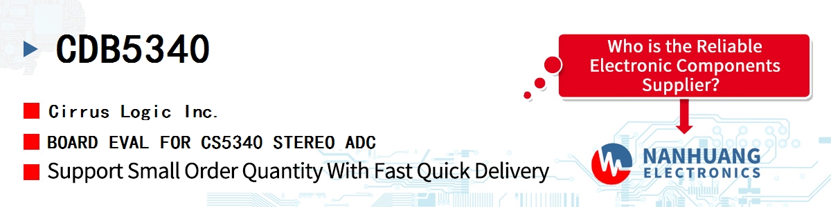 CDB5340 Cirrus Logic BOARD EVAL FOR CS5340 STEREO ADC