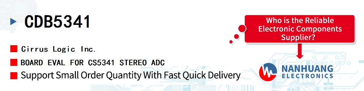 CDB5341 Cirrus Logic BOARD EVAL FOR CS5341 STEREO ADC