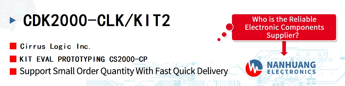 CDK2000-CLK/KIT2 Cirrus Logic KIT EVAL PROTOTYPING CS2000-CP