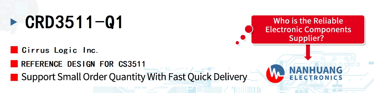 CRD3511-Q1 Cirrus Logic REFERENCE DESIGN FOR CS3511