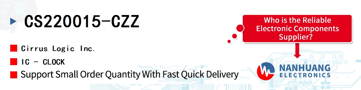 CS220015-CZZ Cirrus Logic IC - CLOCK