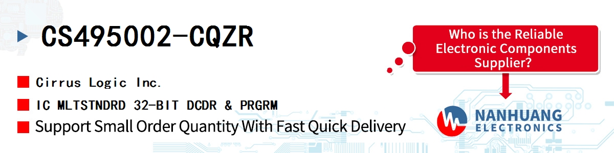 CS495002-CQZR Cirrus Logic IC MLTSTNDRD 32-BIT DCDR & PRGRM