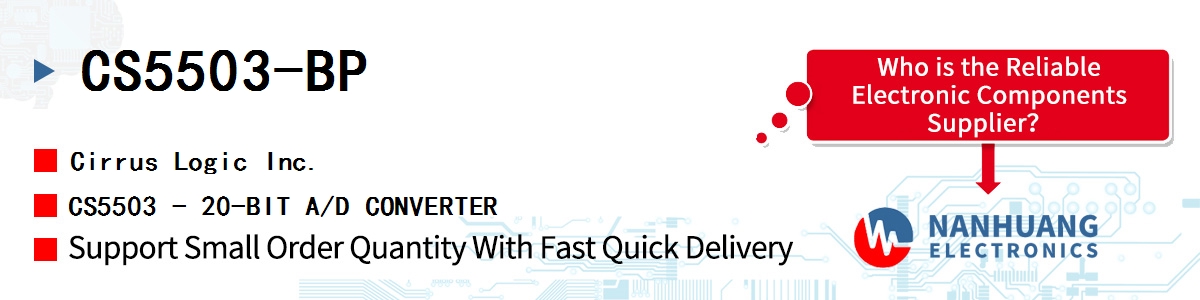 CS5503-BP Cirrus Logic CS5503 - 20-BIT A/D CONVERTER