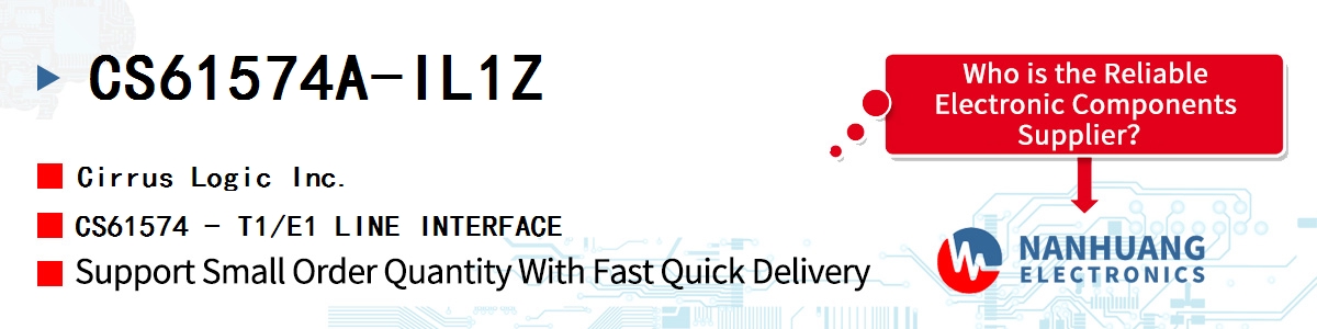 CS61574A-IL1Z Cirrus Logic CS61574 - T1/E1 LINE INTERFACE