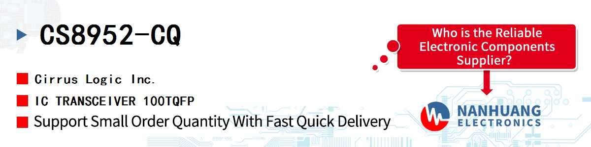 CS8952-CQ Cirrus Logic IC TRANSCEIVER 100TQFP