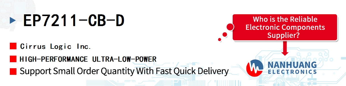 EP7211-CB-D Cirrus Logic HIGH-PERFORMANCE ULTRA-LOW-POWER